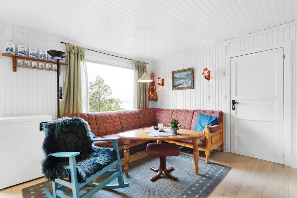 Cozy Cabin With A Great View Skamdal Exteriör bild