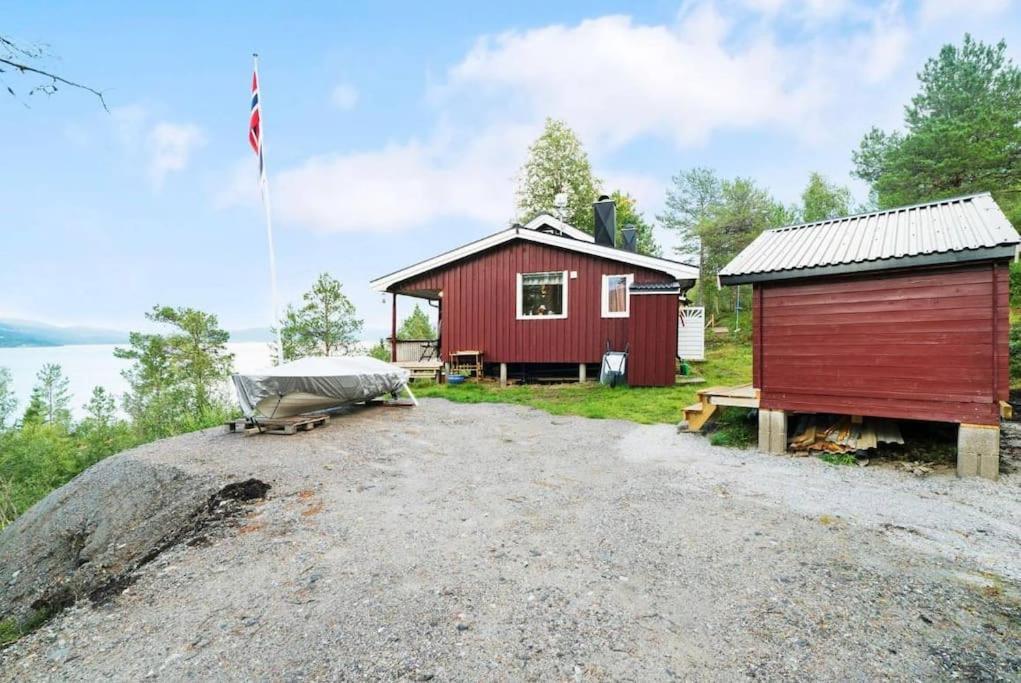 Cozy Cabin With A Great View Skamdal Exteriör bild