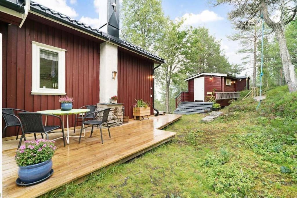 Cozy Cabin With A Great View Skamdal Exteriör bild